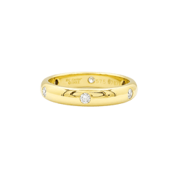 Bague Alliance CARTIER "Stella" en or jaune et diamants - Castafiore