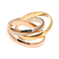 Bague Alliance CARTIER "Trinity" en or blanc, or jaune et or rose - Castafiore