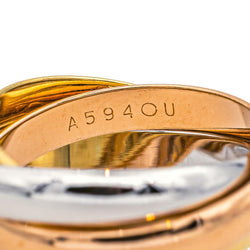 Bague Alliance CARTIER "Trinity" en or jaune, or blanc et or rose - Castafiore