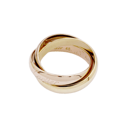 Bague Alliance CARTIER "Trinity" en or jaune, or blanc et or rose - Castafiore