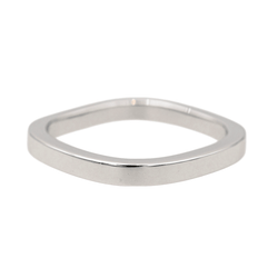 Bague Alliance DINH VAN "Alliance Carré" en or blanc - Castafiore