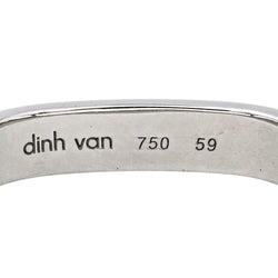 Bague Alliance DINH VAN "Alliance Carrée" en or blanc - Castafiore