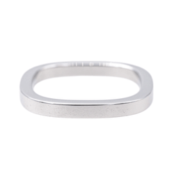 Bague Alliance DINH VAN "Carrée" en or blanc - Castafiore