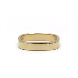 Bague Alliance DINH VAN "La Carrée" en or jaune - Castafiore