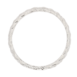 Bague Alliance en or blanc - Castafiore