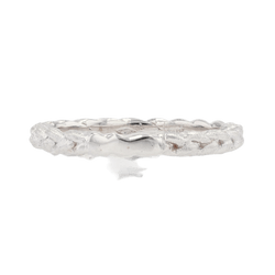 Bague Alliance en or blanc - Castafiore