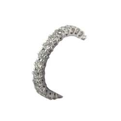 Bague Alliance en or blanc et diamants - Castafiore