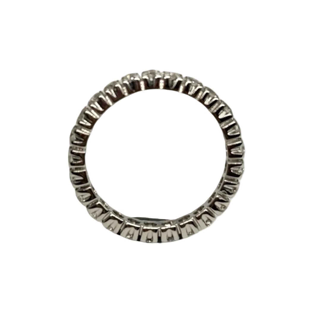 Bague Alliance en or blanc et diamants - Castafiore