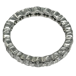 Bague Alliance en or blanc et diamants - Castafiore