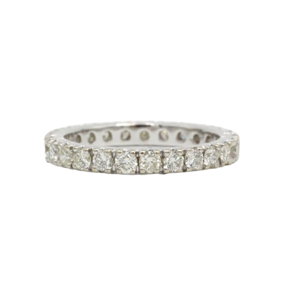 Bague Alliance en or blanc et diamants - Castafiore