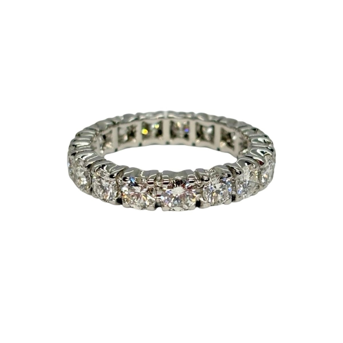 Bague Alliance en or blanc et diamants - Castafiore
