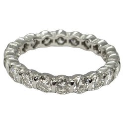 Bague Alliance en or blanc et diamants - Castafiore