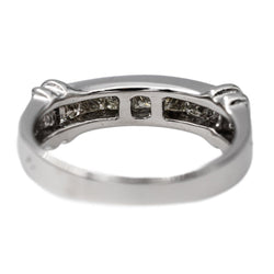 Bague Alliance en or blanc et diamants - Castafiore