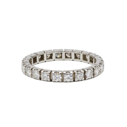 Bague Alliance en or blanc et diamants - Castafiore