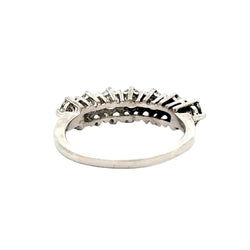 Bague Alliance en or blanc et diamants - Castafiore