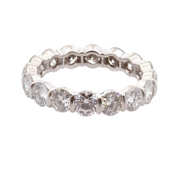 Bague Alliance en or blanc, platine et diamants - Castafiore