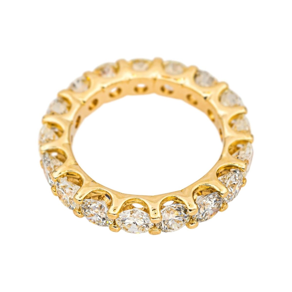 Bague Alliance en or jaune et diamants - Castafiore