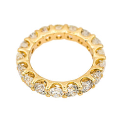 Bague Alliance en or jaune et diamants - Castafiore