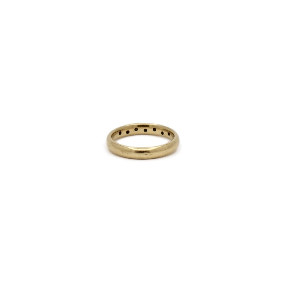 Bague Alliance en or jaune et diamants