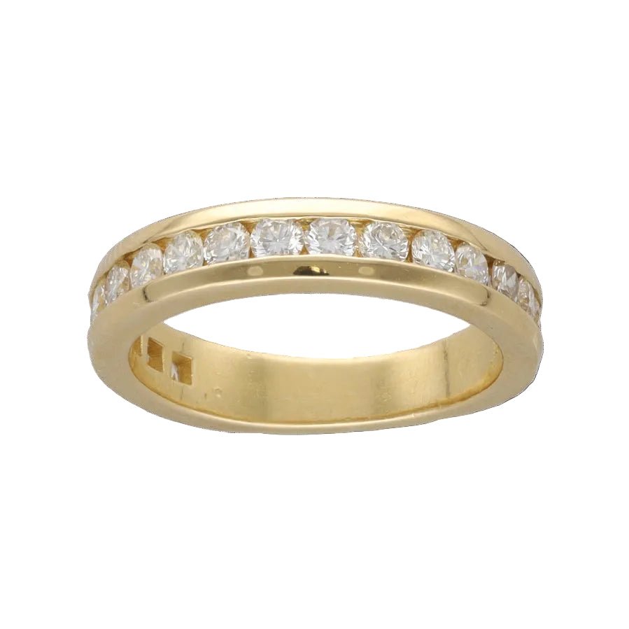 Bague Alliance en or jaune et diamants - Castafiore