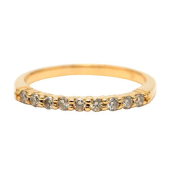 Bague Alliance en or jaune et diamants - Castafiore