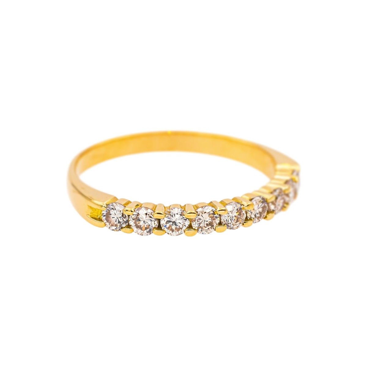 Bague Alliance en or jaune et diamants - Castafiore