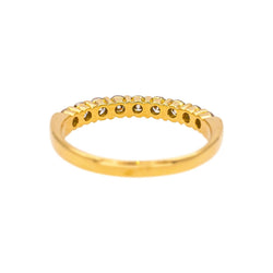 Bague Alliance en or jaune et diamants - Castafiore