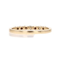 Bague Alliance en or jaune et diamants - Castafiore