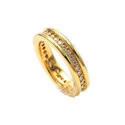 Bague Alliance en or jaune et diamants - Castafiore