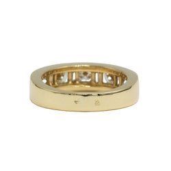 Bague Alliance en or jaune et diamants - Castafiore
