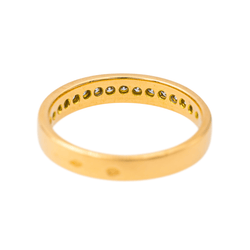 Bague Alliance en or jaune et diamants - Castafiore