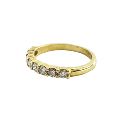 Bague Alliance en or jaune et diamants - Castafiore