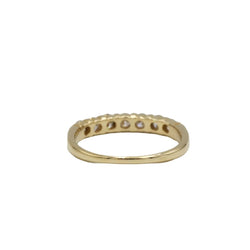 Bague Alliance en or jaune et diamants - Castafiore