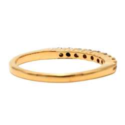 Bague Alliance en or jaune et diamants - Castafiore