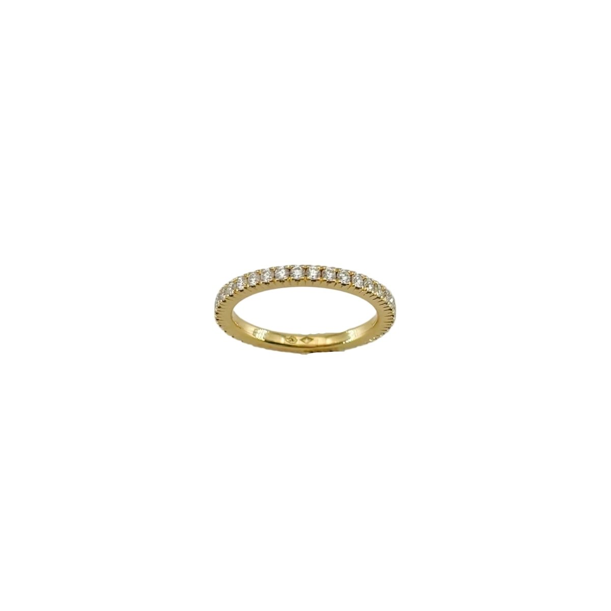 Bague Alliance en or jaune et diamants - Castafiore