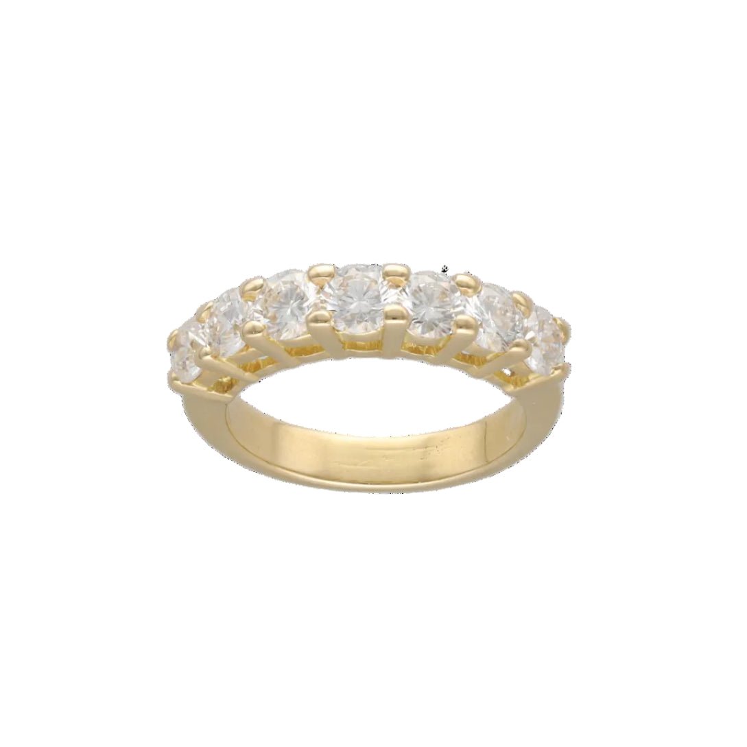 Bague Alliance en or jaune et diamants - Castafiore