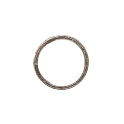Bague Alliance en platine et diamants - Castafiore