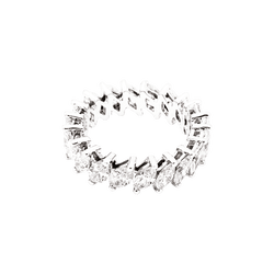 Bague Alliance en platine et diamants - Castafiore