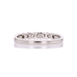 Bague Alliance en platine et diamants - Castafiore