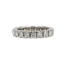 Bague Alliance en platine et diamants - Castafiore