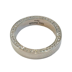 Bague Alliance GUY BARUCH en platine et diamants - Castafiore