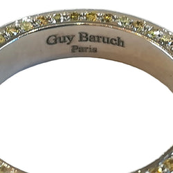 Bague Alliance GUY BARUCH en platine et diamants - Castafiore