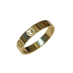 Bague Alliance "Love" PM en or jaune - Castafiore