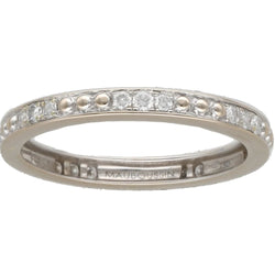 Bague Alliance MAUBOUSSIN en or blanc et diamants - Castafiore