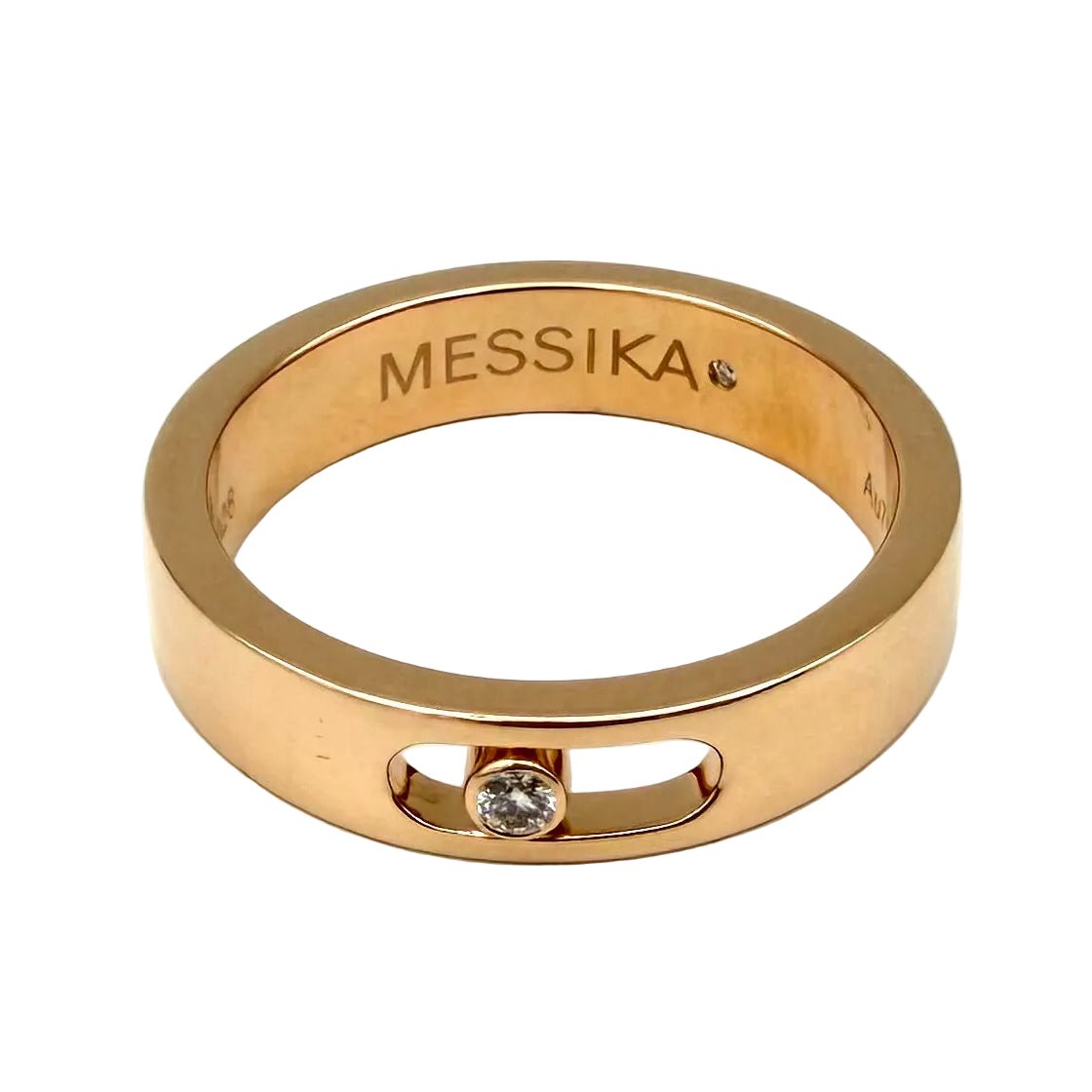 Bague Alliance MESSIKA "Alliance Move Joaillerie" PM en or rose et diamant - Castafiore