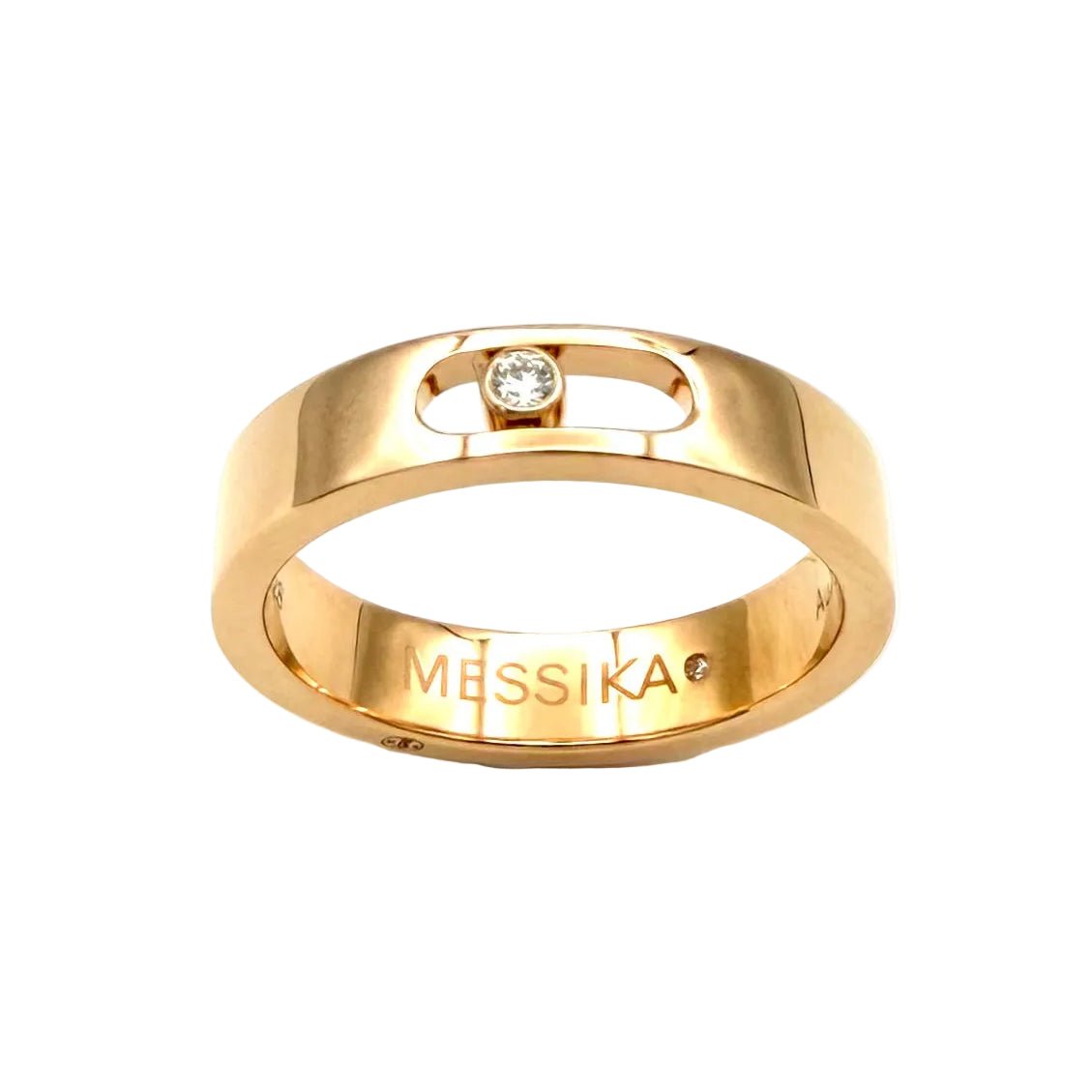 Bague Alliance MESSIKA "Alliance Move Joaillerie" PM en or rose et diamant - Castafiore