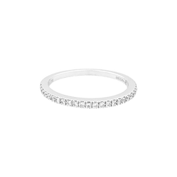 Bague Alliance MESSIKA "Émotion" en or blanc et diamants - Castafiore