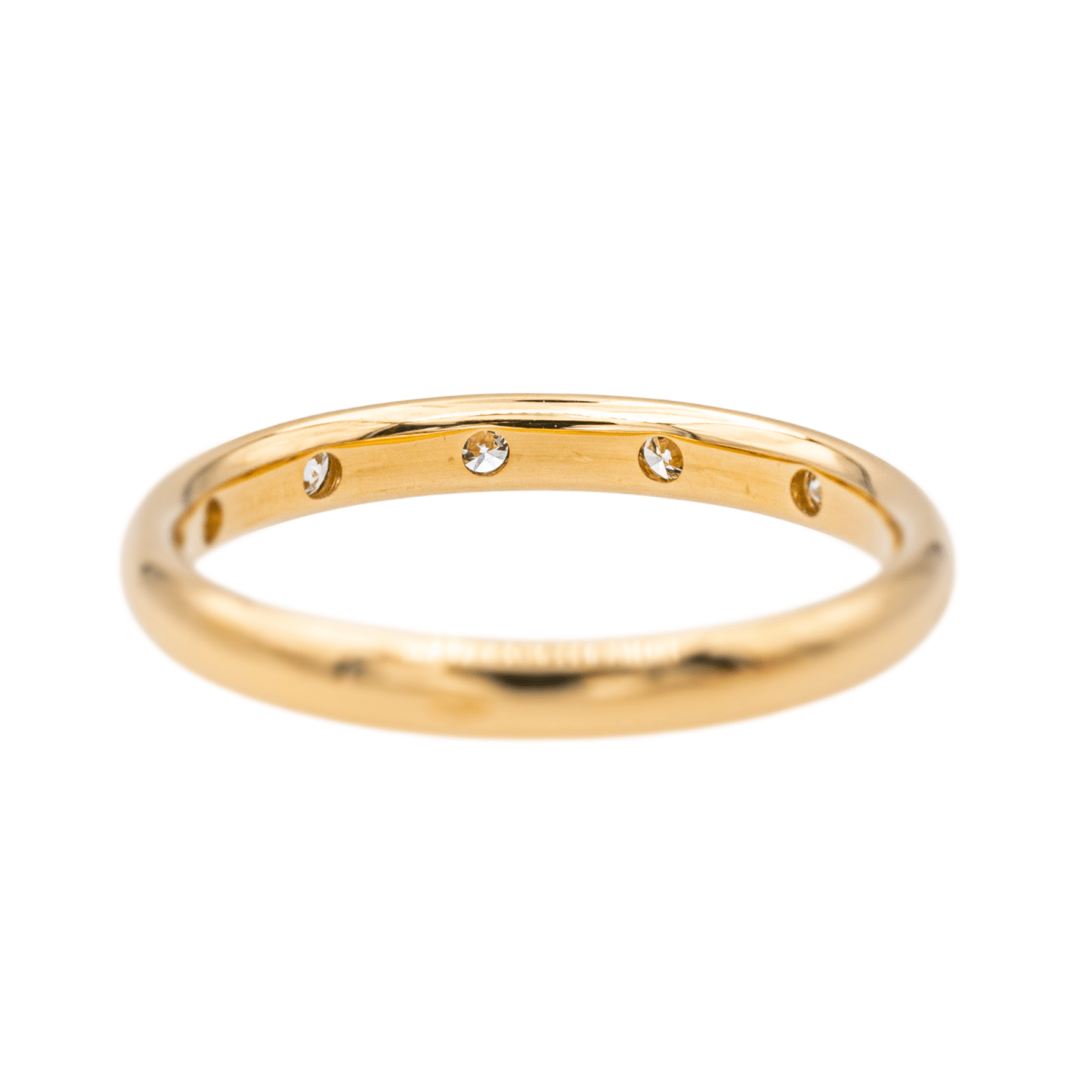 Bague Alliance Or jaune Diamant - Castafiore