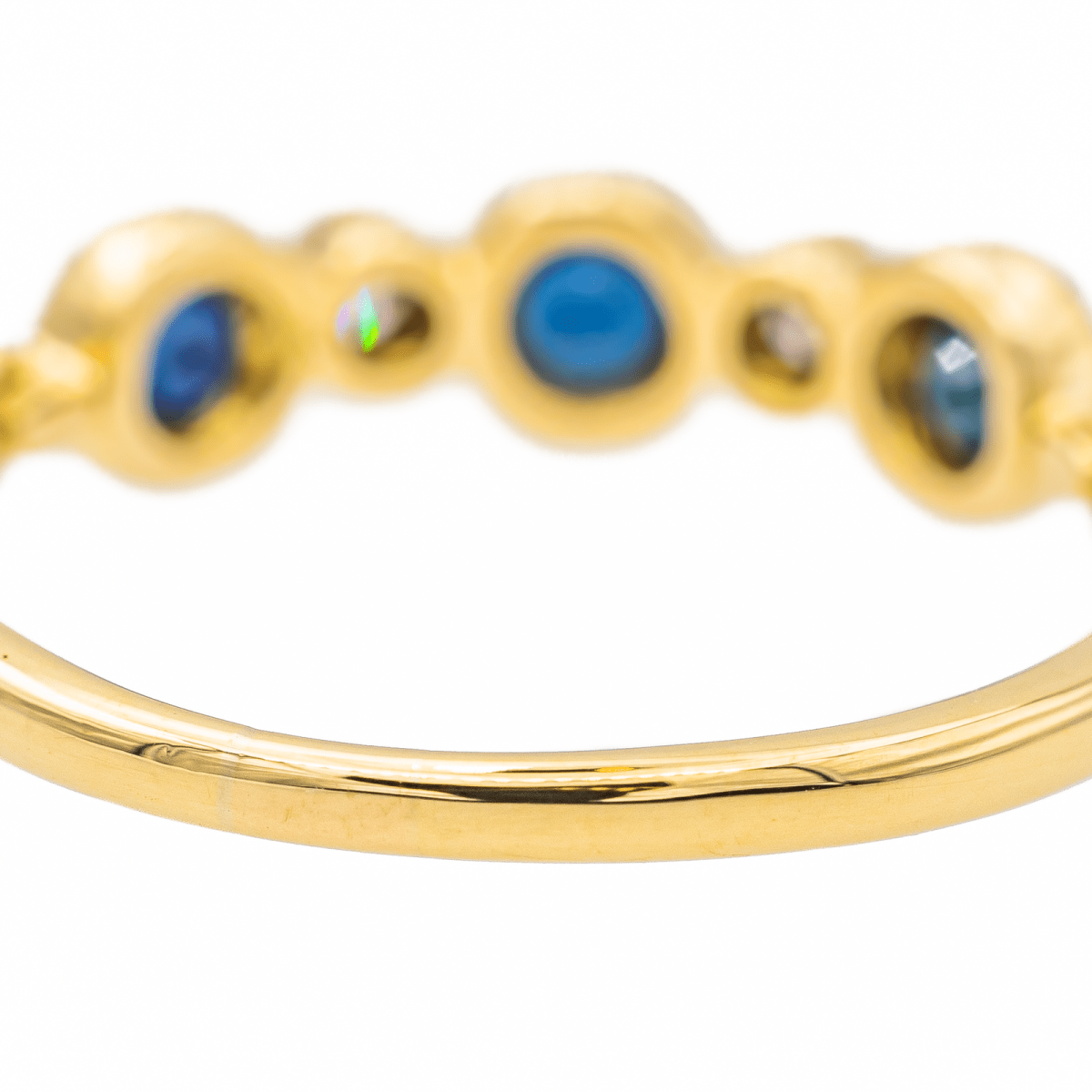 Bague Alliance Or jaune Saphir - Castafiore