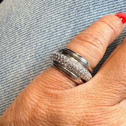 Bague Alliance PIAGET "Possession" en or blanc et diamants - Castafiore
